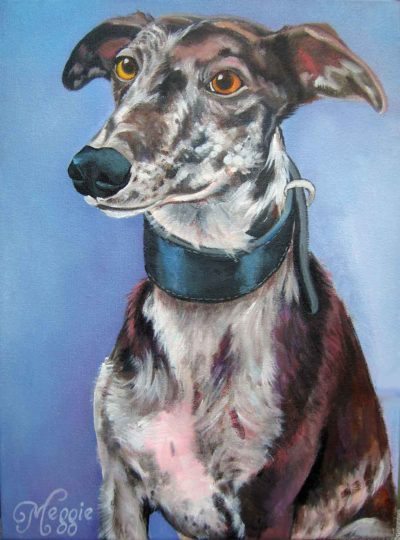 dog painting