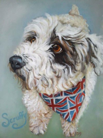dog painting